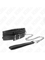 KINK - 65 CM ZWARE HALSBAND MET LIJN MODEL 4 VERSTELBAAR 36,5-50 CM