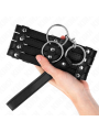 KINK - 65 CM SUB STYLE VERSTELBARE HALSBAND MET LIJN 35-51 CM X 7 CM