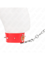 KINK - COLLAR CON CORREA 65 CM CUELLO DE DIAMANTES ROJO AJUSTABLE 35-5