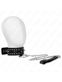 KINK - COLLANA CON GUINZAGLIO 65 CM CON BORCHIE IN ARGENTO MODELLO 1 R