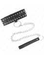 KINK - COLLANA CON GUINZAGLIO 65 CM CON BORCHIE IN ARGENTO MODELLO 1 R