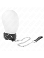 KINK - COLLANA 65 CM CON GUINZAGLIO CON BORCHIE ARGENTO MODELLO 3 REGO