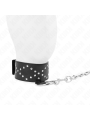 KINK - COLLANA 65 CM CON GUINZAGLIO CON BORCHIE ARGENTO MODELLO 3 REGO