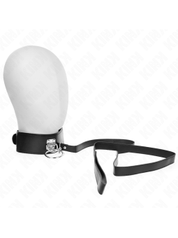 KINK - LAISSE CLOUTÉE 116 CM COLLIER AVEC SANGLE EN CUIR 50 X 5 CM