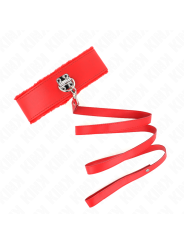 KINK - COLLANA CON GUINZAGLIO 116 CM CON BORCHIE IN ARGENTO MODELLO 4 