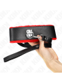 KINK - NECKLACE WITH BELT 116 CM WITH RED LEATHER STRAP ADJUSTABLE 40-