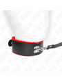 KINK - NECKLACE WITH BELT 116 CM WITH RED LEATHER STRAP ADJUSTABLE 40-