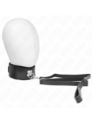 KINK - COLLAR CON CORREA 116 CM DE PIEL NEGRO AJUSTABLE 40-48 CM X 6 C