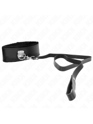 KINK - NECKLACE WITH BELT 116 CM WITH BLACK LEATHER STRAP ADJUSTABLE 4