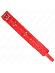 KINK - COLLAR CON CORREA 65 CM CON RESTRICCIONES ROJO AJUSTABLE 36-42 