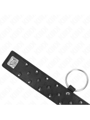 KINK - COLLAR CON CORREA 65 CM CON TACHUELAS PLATEADAS MODELO 5 AJUSTA