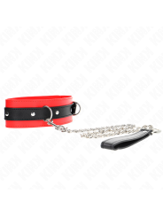 KINK - COLLARE CON CINTURA 65 CM CON CINTURINO ROSSO 54 X 4,5 CM