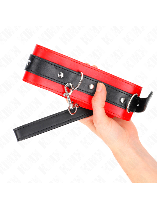 KINK - COLAR COM CINTO 65 CM COM ALÇA VERMELHA 54 X 4,5 CM