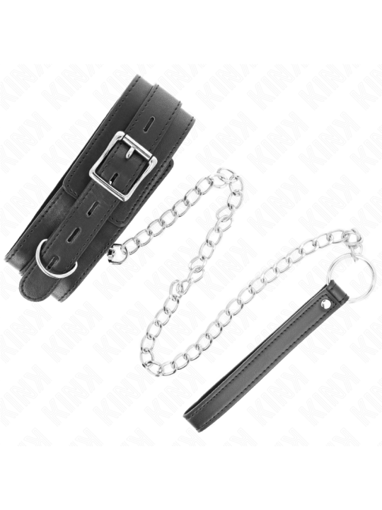 KINK - COLLAR WITH BELT 65 CM WITH STRAP BLACK 54 X 4.5 CM
