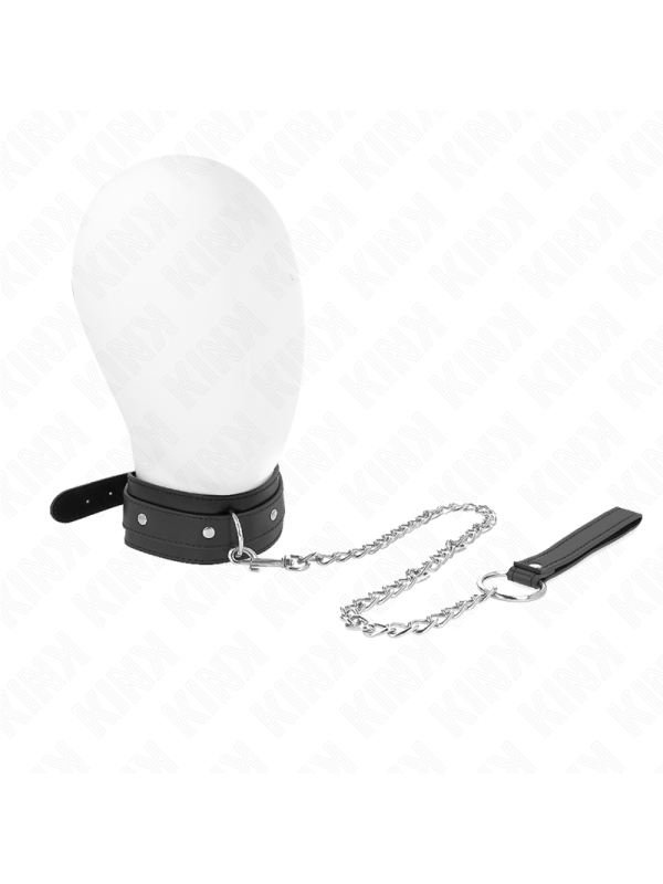 KINK - COLAR COM TRELA 65 CM 1 ANEL AJUSTÁVEL 38-49 CM X 5 CM