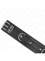 KINK - HALSKETTE MIT LEINE 65 CM 3 RING MODELL 1 VERSTELLBAR 38-49 CM 
