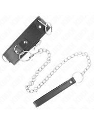 KINK - COLAR COM TRELA 65 CM 3 ANÉIS MODELO 2 AJUSTÁVEL 36-43 CM X 5 C