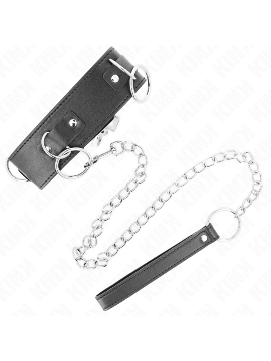 KINK - COLAR COM TRELA 65 CM 3 ANÉIS MODELO 2 AJUSTÁVEL 36-43 CM X 5 C