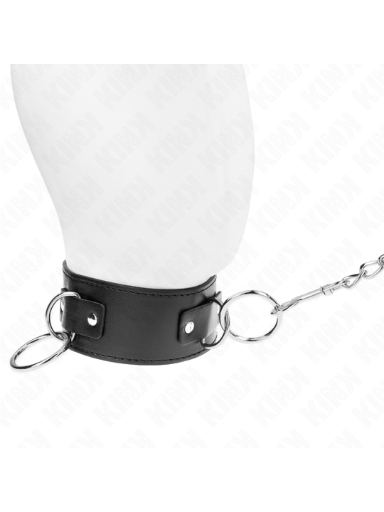 KINK - COLAR COM TRELA 65 CM 3 ANÉIS MODELO 2 AJUSTÁVEL 36-43 CM X 5 C