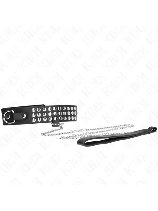 KINK - COLLAR CON CORREA 65 CM CON BRILLOS AJUSTABLE 37-42 CM X 5.3 CM