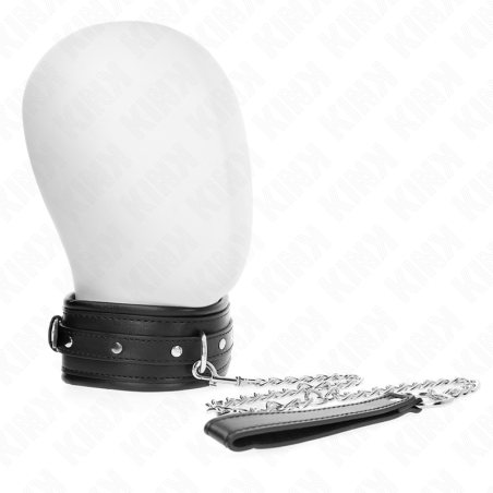 KINK - 65 CM RIEMKRAAG MET GLANZENDE GESP 48,5 CM X 5,3 CM