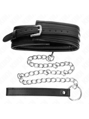 KINK - COLLANA CON CINTURINO CON FIBBIA LUCIDA 65 CM 48.5 CM X 5.3 CM