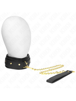 KINK - COLLIER AVEC BRACELET IMITATION CUIR ÉPONGE MODÈLE 1 RÉGLABLE 3
