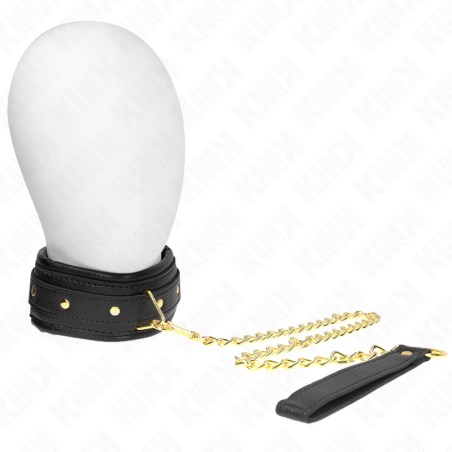 KINK - COLAR COM ESPONJA ALÇA DE IMITAÇÃO DE COURO MODELO 1 AJUSTÁVEL 
