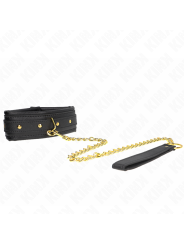 KINK - COLLIER AVEC BRACELET IMITATION CUIR ÉPONGE MODÈLE 1 RÉGLABLE 3