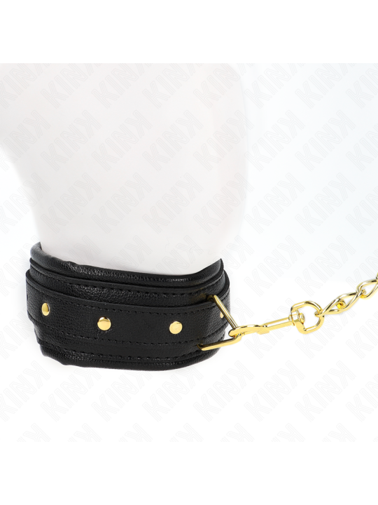 KINK - COLLIER AVEC BRACELET IMITATION CUIR ÉPONGE MODÈLE 1 RÉGLABLE 3