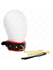 KINK - COLAR COM ESPONJA ALÇA DE IMITAÇÃO DE COURO MODELO 2 AJUSTÁVEL 