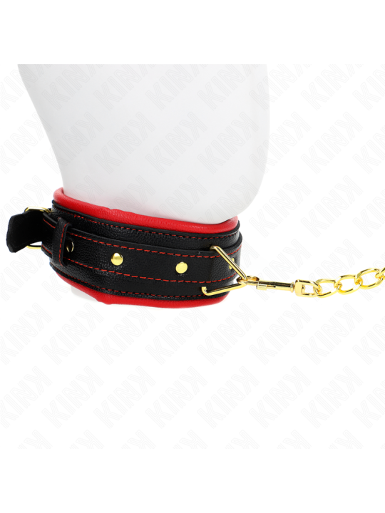 KINK - COLLAR CON CORREA ESPONJA IMITACIÓN CUERO MODELO 2 AJUSTABLE 37