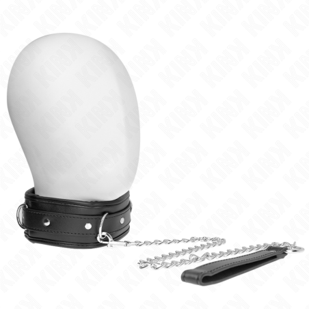 KINK - NECKLACE WITH SPONGE IMITATION LEATHER STRAP MODEL 3 ADJUSTABLE