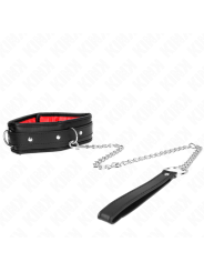 KINK - COLAR COM ESPONJA ALÇA DE IMITAÇÃO DE COURO MODELO 3 AJUSTÁVEL 