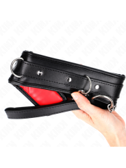 KINK - COLAR COM ESPONJA ALÇA DE IMITAÇÃO DE COURO MODELO 3 AJUSTÁVEL 