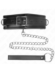 KINK - COLAR COM ESPONJA ALÇA DE IMITAÇÃO DE COURO MODELO 3 AJUSTÁVEL 