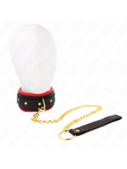 KINK - VERSTELBARE EFFEN STOF BAND KRAAG 33-48 CM X 5,7 CM