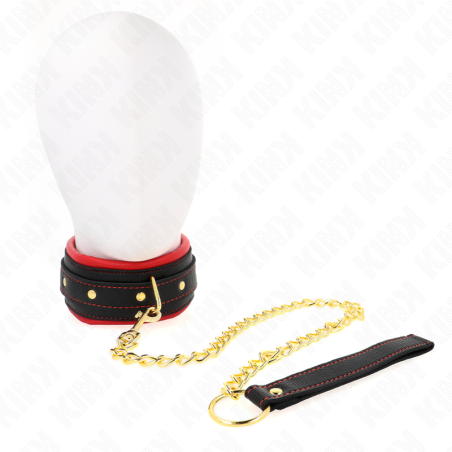 KINK - VERSTELBARE EFFEN STOF BAND KRAAG 33-48 CM X 5,7 CM