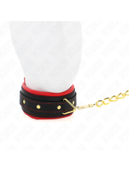 KINK - COLAR COM TRELA DE TECIDO LISO AJUSTÁVEL 33-48 CM X 5,7 CM