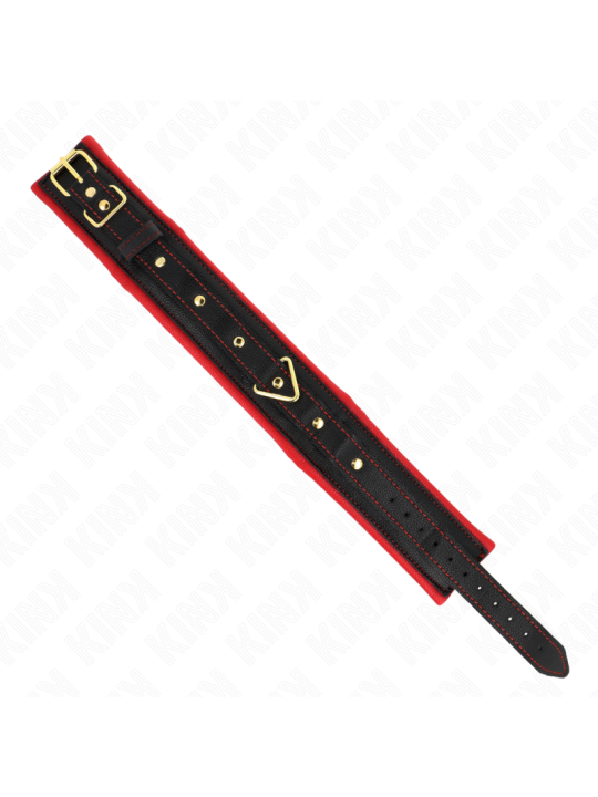 KINK - COLLARE CON GUINZAGLIO IN TESSUTO TINTO REGOLABILE 33-48 CM X 5