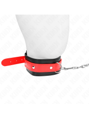 KINK - NECKLACE WITH RED STRAP 65 CM AJUSTABLE 36-43 CM X 5 CM