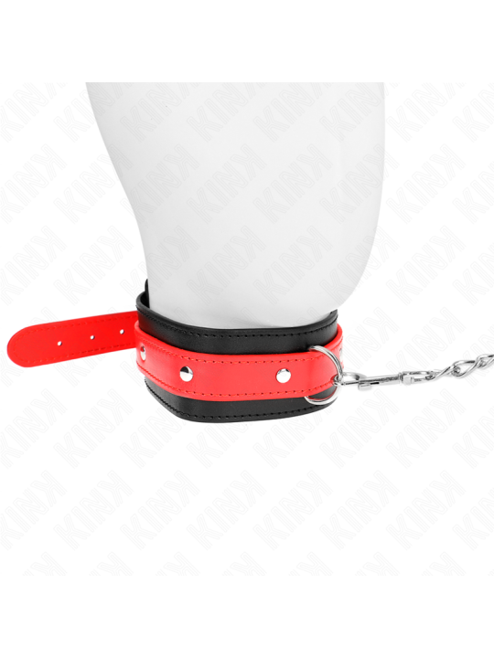KINK - COLAR COM ALÇA VERMELHA 65 CM AJUSTÁVEL 36-43 CM X 5 CM