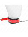 KINK - NECKLACE WITH RED STRAP 65 CM AJUSTABLE 36-43 CM X 5 CM