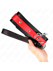 KINK - NECKLACE WITH RED STRAP 65 CM AJUSTABLE 36-43 CM X 5 CM