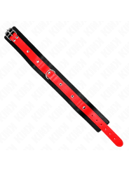 KINK - COLLIER AVEC BRACELET ROUGE 65 CM AJUSTABLE 36-43 CM X 5 CM