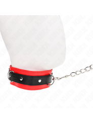 KINK - COLAR MODELO BÁSICO COM TRELA 65 CM MODELO 3 VERMELHO 53 X 5 CM