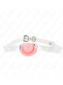 KINK - GAG EN FORME DE SUCETTE ROSE 5,5 x 4 CM AJUSTABLE 43-60 CM