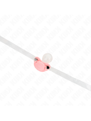 KINK - FOPSPEENVORMIGE GAG 5,5 x 4 CM ROZE VERSTELBAAR 43-60 CM