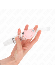 KINK - FOPSPEENVORMIGE GAG 5,5 x 4 CM ROZE VERSTELBAAR 43-60 CM