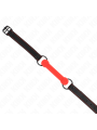 KINK - BONE GAG WITH LEATHERETTE STRAP RED ADJUSTABLE 41-57 CM